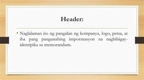 memorandum kahulugan|MEMORANDUM (Tagalog).